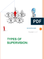 Ezra Martinez Ayado: Types of Supervision