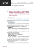 I. Comunidad Autónoma: 3. Otras Disposiciones