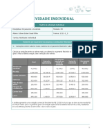 Trabalho Individual - Orçamento e Controle