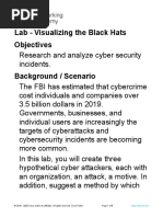 Lab - Visualizing The Black Hats Objectives