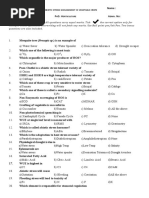 Abiotic Stress Management Quiz