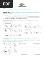 ENGLISH ANSWER SHEET Q1 Weeks 1 8