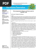 Bio-Management of Diseases and Insect Pests in Vegetable Crops