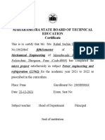 Maharashtra State Board of Technical Education Certificate: Mechanical Engineering of Marathwada Mitra Mandal's