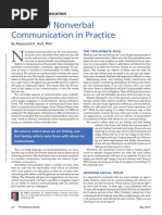 The Art of Nonverbal Communication in Practice: by Raymond H. Hull, PHD