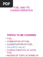 Fuel and Its Characteristics