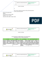 Planeación Del 16 Al 20 de Noviembre