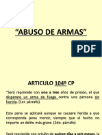 Art 104 105 Abuso de Armas