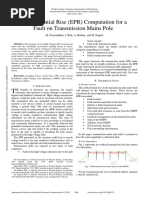 Earth Potential Rise (EPR) Computation For A Fault On Transmission Mains Pole