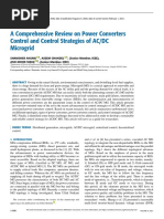 A Comprehensive Review On Power Converters Control and Control Strategies of AC/DC Microgrid