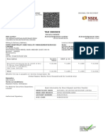 Tax Invoice: Description Taxable Value SGST at 9% CGST at 9% Total