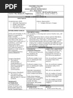 Canossa College Grade School Department S.Y. 2013-2014: Source: Philippine Elementary Learning Competencies