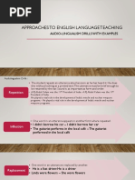 Audio Lingualism Drills