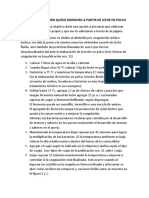 Publicación Nro 12 - Receta Elaboración Queso Semiduro A Partir de Leche en Polvo.