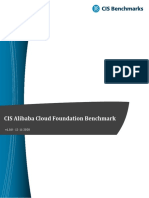 CIS Alibaba Cloud Foundation Benchmark v1.0.0