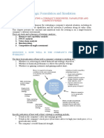 Strategic Formulation and Simulation