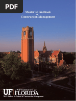 Master's Handbook For Construction Management