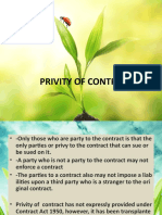 Privity of Contract