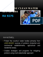 Philippine Clean Water ACT OF 2004