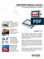 BX65/BX66 Weighing Terminals: For Industrial Applications & Solutions