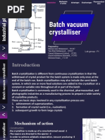 Batch Vacuum Crystalizer