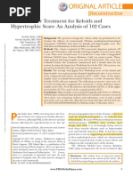 NdYAG Laser Treatment For Keloids and Hypertrophic Scars An Analysis of 102 Cases