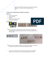 Experimento de Grupo Sanguineo