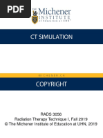 CT Simulation Methodology