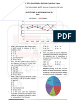 SBI PO Main 2016 Question Paper With Solution (Quantitative Aptitude)