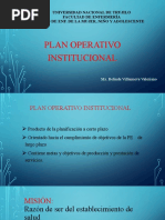 Plan Operativo Institucional