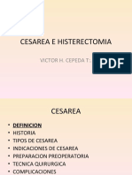 Cesarea e Histerectomia