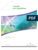 Corporate Quality Management Capabilities: Effective Date: August 1, 2006 01-000-012 Vol. 13