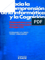 Flores, F., & Winograd, T. (1989) - Hacia La Comprensión de La Informática y La Cognición. Ordenadores y Conocimiento. Barcelona. Hispano Europea