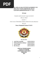 Analisa Kelayakan Investasi Mesin CNC Milling