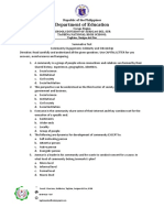 Summative Test Community 1st Q