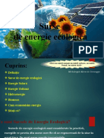 Sursele de Energie Ecologice