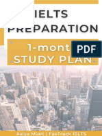 Ielts Study Plan 1 Month