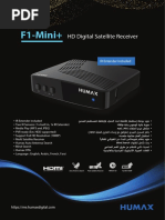 F1-Mini+: HD Digital Satellite Receiver