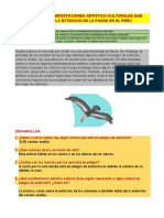 Apreciamos Manifestaciones Artistico-Culturales Que Muestran La Extincion de La Fauna en El Peru