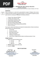 Project - Dpd40182 Islamic Social Finance) : Clo2 P3