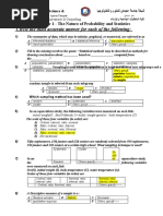 Gen Exam CH 1 SOLUTION