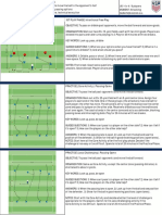 4v4 Attacking Improve Building Up in Own Half A