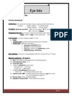Eye Lids: Anatomy of Eye Lid