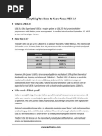 Super Speed USB 30 Overview