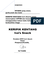 Keripik Kentang Iva's Snack: Komitmen Manajemen