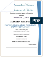 Proyecto. Producción de Fertilizante Orgánico Con Sargazo. Ing, Servicios.