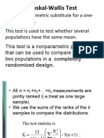 Kruskal-Wallis Test: Completely Randomized Design