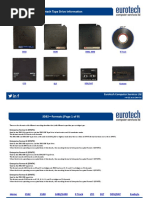 Eurotech Tape Drive Information