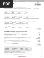 Vocabulary: New Destinations Destinations Destinations