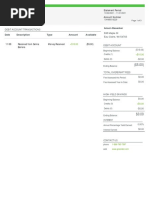 Debit Account Transactions Date Description Type Amount Available Anson Basacker